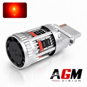 Bec LED P27W-3156 Luxoa Super Canbus - Roșu - AGM Vision