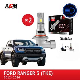 LED-kit til fjernlys Ford Ranger 3 (TKE) – Kompatibel med Raptor-versionen - AGM Vision