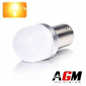 LED žárovka P21W-BA15S ANGEL (Oranžová) - AGM Vision