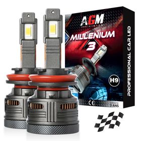 Kit Ampoules LED H9 MILLENIUM 3 - ULTRA CAN-BUS - AGM Vision