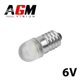 Ampoule LED E10 6V ANGEL (Blanc) - AGM Vision