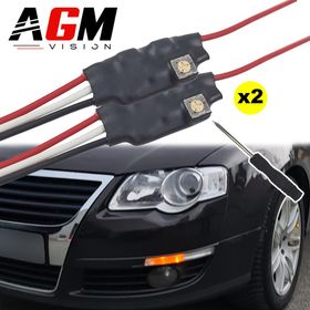 2-Module LED Lighting Kit US – Adjustable Intensity Turn Signals and Parking Lights - AGM Vision