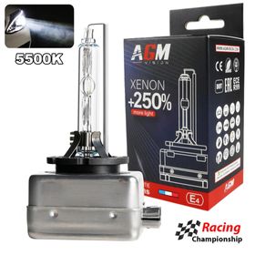 Xenon Bulb D1S 5500K - Optimum White +250% - AGM Vision