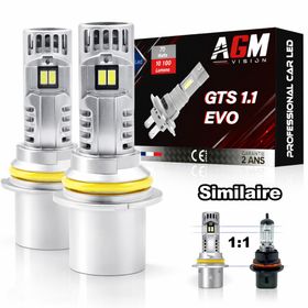 Kit d’ampoules LED HB5 - 9007 GTS 1.1 EVO R70W - ventilé - blanc 6500K - AGM Vision