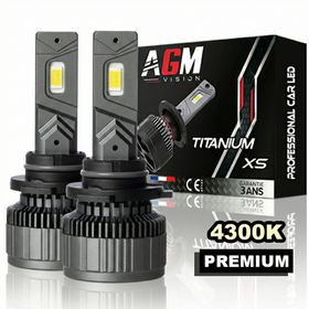 Kit ampoules LED HB4 - 9006 Titanium XS - V2 - blanc chaud 4300 K - AGM Vision