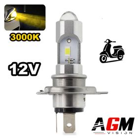 HS1 Dual Tech specific AC-DC LED bulb - Yellow 3000K - AGM Vision