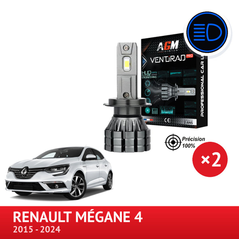 Pack feux de route LED Renault Megane 4 2016 à 2023