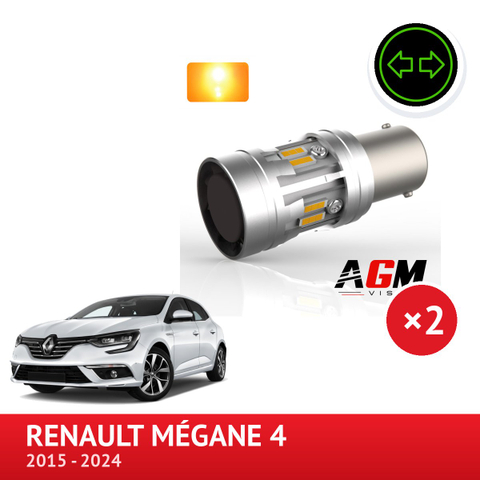 Pack feux clignotants arrière LED Renault Megane 4 2016 à 2023