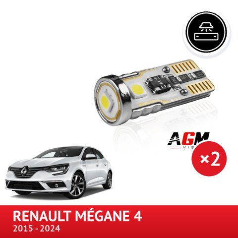 Pack éclairage plaque d'immatriculation LED Renault Megane 4 2016 à 2023
