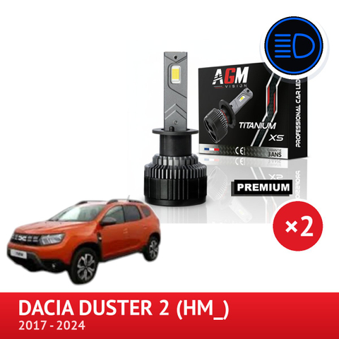 Sada LED dálkových světel Dacia Duster 2 2017 až 2024