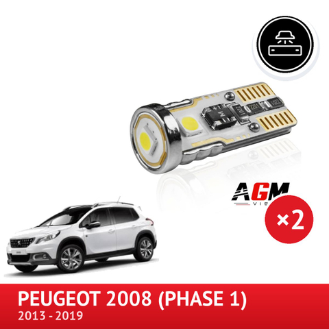 LED license plate pack Peugeot 2008 (2013 to 2019)