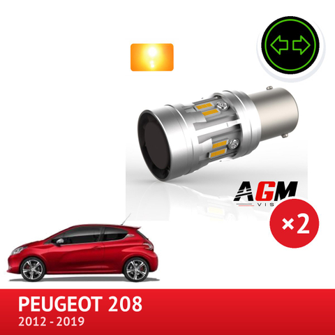 Pachet LED intermitent spate Peugeot 208 (2012 până în 2019)