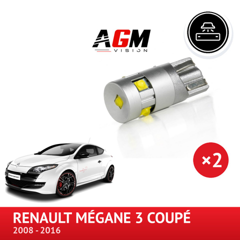 LED-rekisterikilven valopaketti Renault Megane 3 (2008 à 2016)