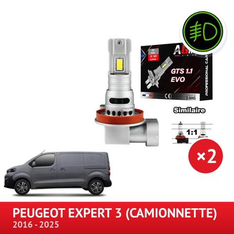 LED-Nebelscheinwerfer-Set vorne Peugeot Expert 3 von 2016 bis 2024