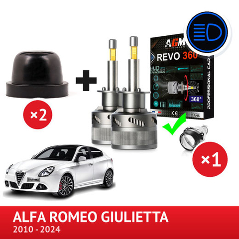 Pack LED Feux de route Alfa Romeo Giulietta de 2010 à 2020