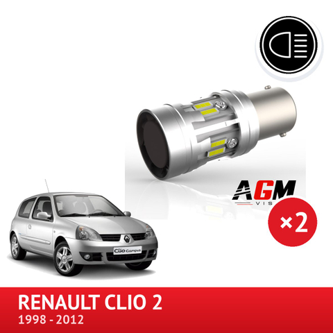 PACK LED Φώτα Όπισθεν Renault Clio 2 από 1998 έως 2012