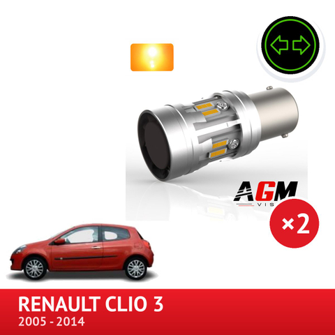 PACK LED Clignotant arrière Renault Clio 3 de 2005 à 2014