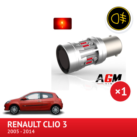 PACK LED Antibrouillard arrière Renault Clio 3 de 2005 à 2014