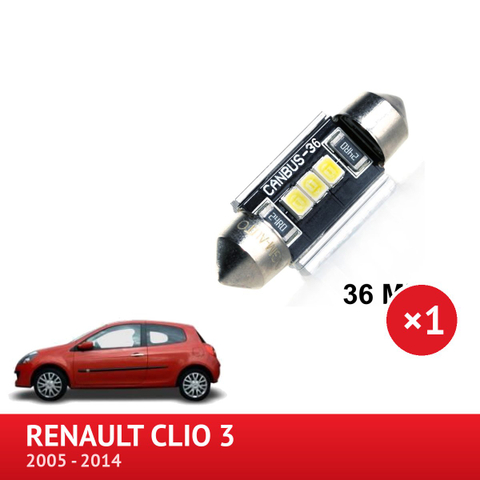 SADA LED osvětlení přihrádky Renault Clio 3 od roku 2005 do roku 2014