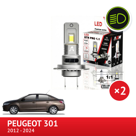 LED nærlyssett PEUGEOT 301