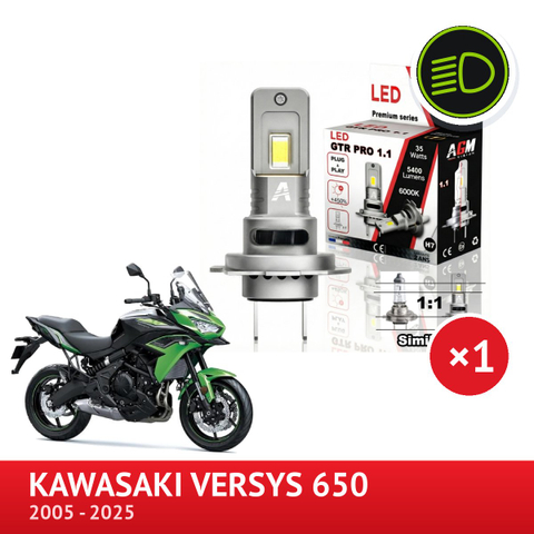 LED nærlys pære Kawasaki Versys 650