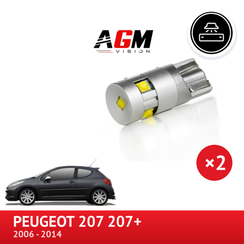 Zestaw LED do oświetlenia tablicy rejestracyjnej PEUGEOT 207 207+