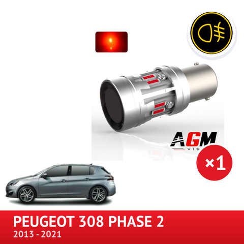 LED-pære P21W Bakre tåkelys PEUGEOT 308 Phase 2