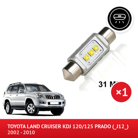 LED žárovka osvětlení středního stropního světla TOYOTA Land Cruiser KDJ 120/125 Prado (_J12_)