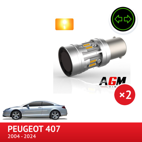 LED-sarja P21W takavilkku PEUGEOT 407