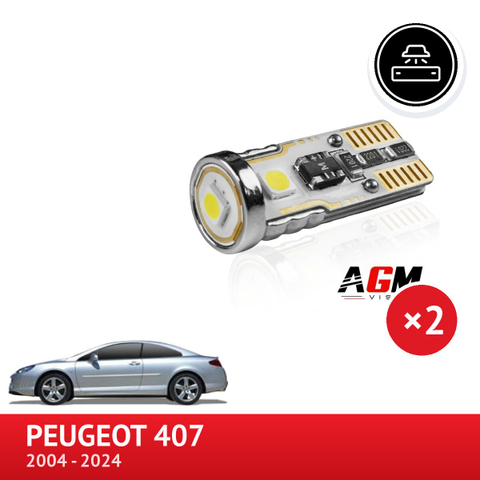 Peugeot 407:n rekisterikilven LED-valosarja W5W