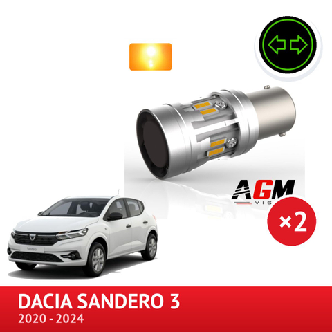 LED-sæt PY21W blinklys foran DACIA Sandero 3