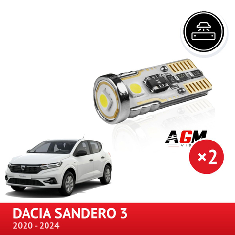 LED W5W-nummerpladelyssæt til DACIA Sandero 3