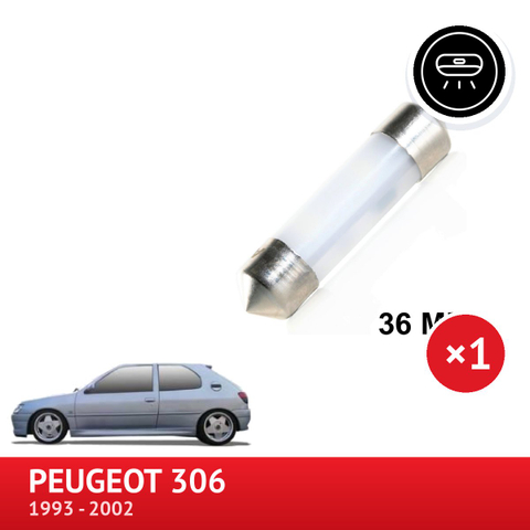 LED-pære C5W Bakre takbelysning PEUGEOT 306