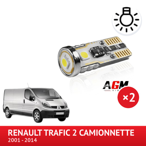 Sada LED W5W pro přední obrysová světla RENAULT Trafic 2 Camionnette