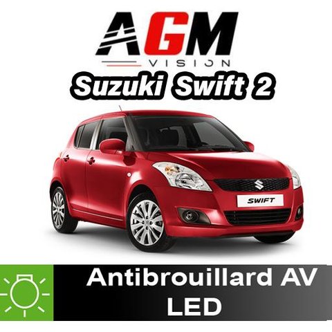 PACK LED Antibrouillard Avant Suzuki Swift 2 de 2004 à 2010