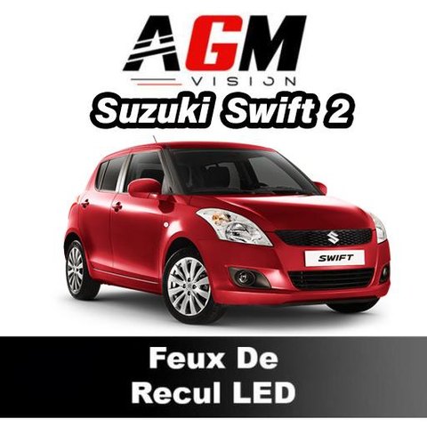 PACK LED Feux de Recul Suzuki Swift 2 de 2004 à 2010