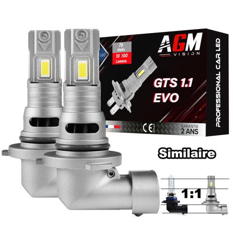 Kit ampoules LED HB4 GTS 1.1 EVO R70W - Ventilé - Blanc 6500K