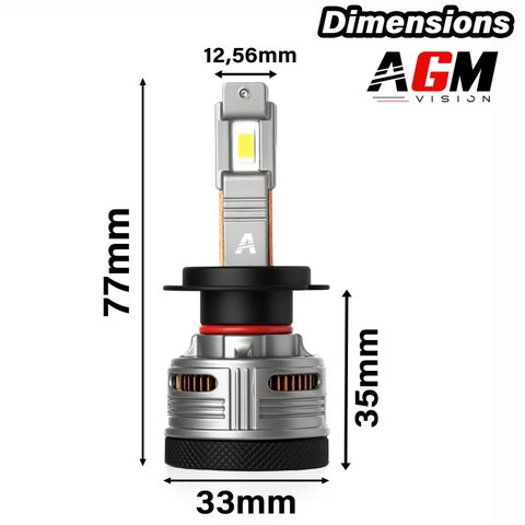 Kit ampoules LED H7 Millenium 3 Ultra Can-bus -V2
