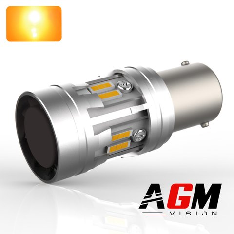 Ampoule LED P21W-BA15S VORTEK MAX (Orange)