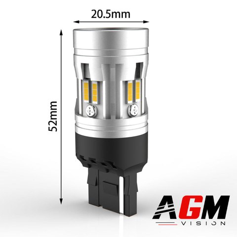 Ampoule LED T20 WY21W VORTEK MAX (orange)