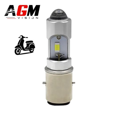 Ampoule LED S2 BA20D Dual Tech spécifique AC-DC - Blanc 6000K