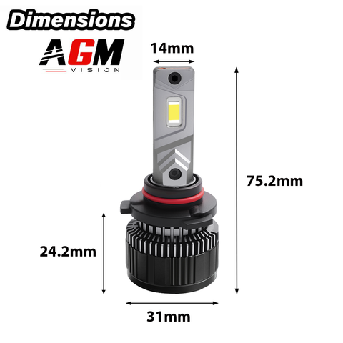 Kit d’ampoules HB3-9005 LED Titanium XS - V2