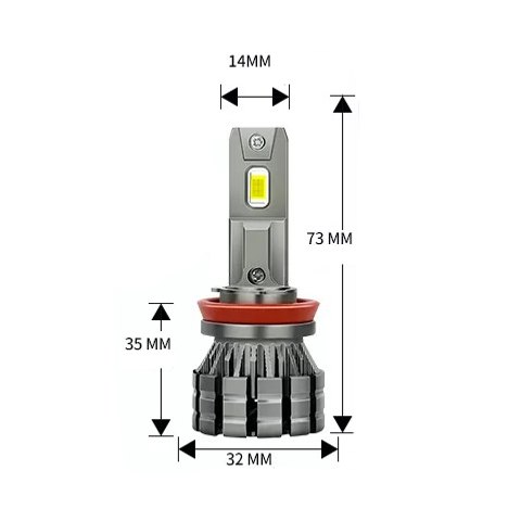 LED-Lampe H11 VENTIRAD PRO