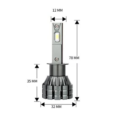 Kit Ampoules LED H1 VENTIRAD PRO 24V