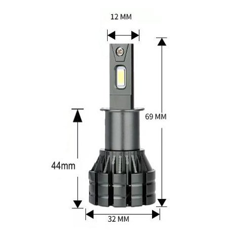 Κιτ Λαμπτήρων LED H3 VENTIRAD PRO 24V