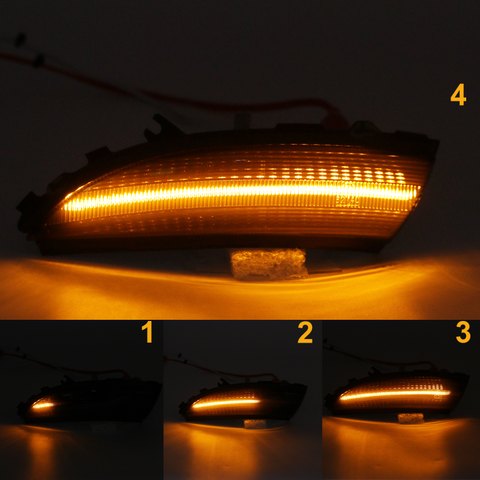 Dynamischer Blinker Spiegel Renault Clio 4 Ph1 (Schwarz Getönt)