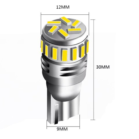 Bec LED T10-W5W 360° (Alb) Camion 24 Volți