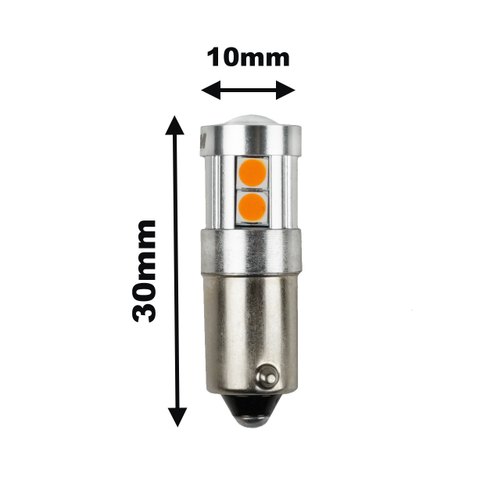 LED-lampa T4W BA9S OPTIC PLUS - ORANGE