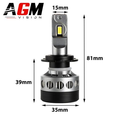 Kit ampoules LED H7 Thallium compétition 170W - V2