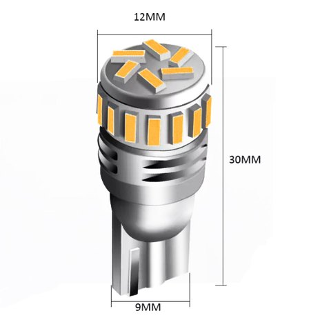 Ampoule LED T10-W5W 360° - Orange